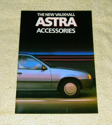 Vauxhall Astra Mk2 Zubehör 16 Seiten inkl. Bodystyling, Alufelgen, Audio, Autopflege