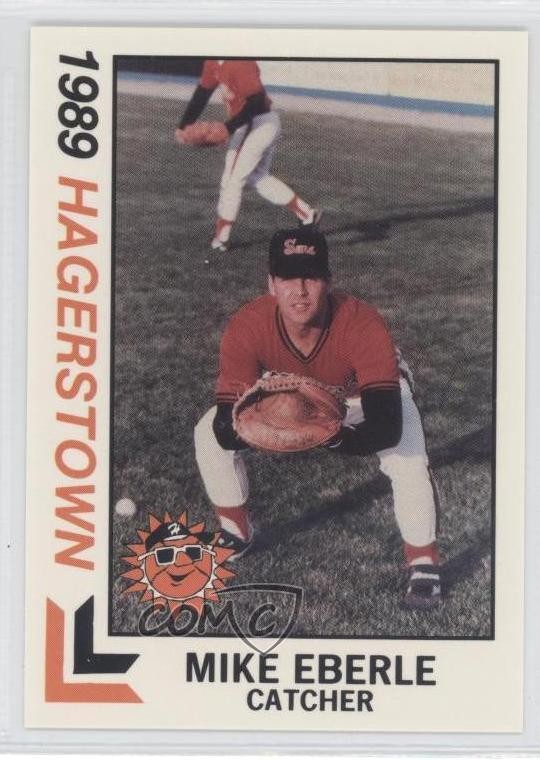 1989 Best Hagerstown Suns Mike Eberle #12 0q3