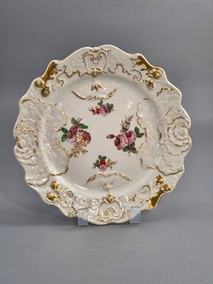 Mason's Patent Ironstone, Kohlblatt Dessertteller, um 1813-1820