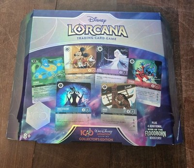 Disney 100 Lorcana Collector's Edition Gift Set - Rise of the Floodborn NEW Seal