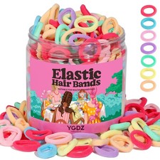 YGDZ Baby Hair Ties, 300pcs Elastic Toddler Hair Ties for Little Girls Kids,