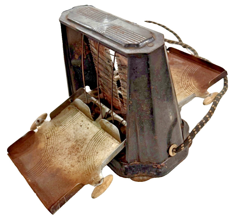 Vintage Son-Chief Art Deco Flip‑Door Electric Toaster – Open Side 2‑Slice,