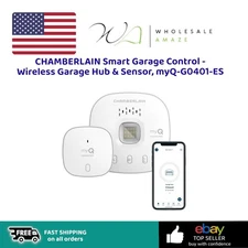CHAMBERLAIN Smart Garage Control - Wireless Garage Hub & Sensor, myQ-G0401-ES