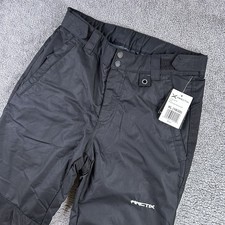 Arctix Pants Youth XL Black Insulated Snow Ski 5K Waterproof Adjustable Waist