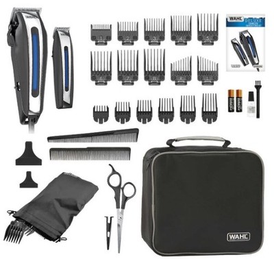 WAHL Deluxe Hair Cutting Kit 29 Piece Clipper with Trimmer (No Box)