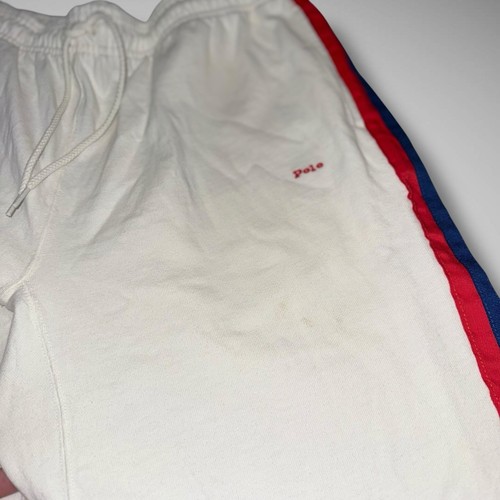 Polo Ralph Lauren Track Pant Jogger Vintage RETRO Striped Womens XL White NWT - Picture 10 of 14