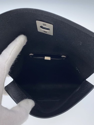 ITTI Pouch FLAP SAGEMONO LEATHER Black Used - Picture 6 of 6