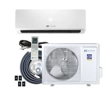 Hessaire DIY 21.7 SEER2 12,000 BTU 1 Ton Ductless Air Conditioner and Heat Pump