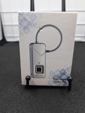 Smart Fingerprint Digital Padlock ZH-FL-S2 Gold Color. Dust/Waterproof Recharge