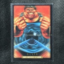 2024 SkyBox Marvel Masterpieces 92 Platinum Blob #1 Lenticular