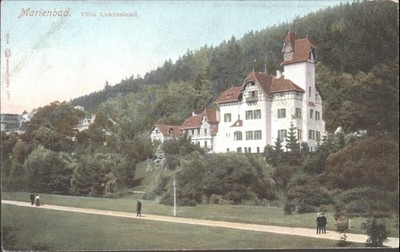 Marienbad Villa Lukinsland AK 1907 David Habel Leipzig Tschechien