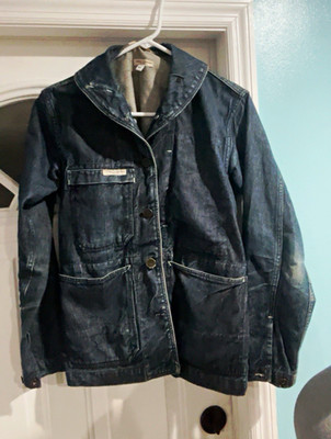 Vintage Engineered Garments Nepenthes Denim Work Chore Jacket XS Made USA