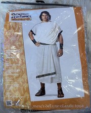 Men's Deluxe Classic Toga Roman Greek Adult Costume B3-E5 