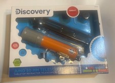 Discovery Juno 50 MM Telescope Tabletop Refractor Telescope Set 18X 28.8X NEW