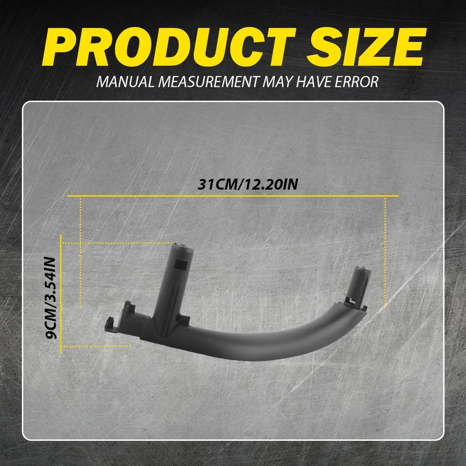 Car Interior Door Handle Panel Pull Trim Cover fit BMW F15 X5 X6 2014-18 1~10X - Image 4 of 4