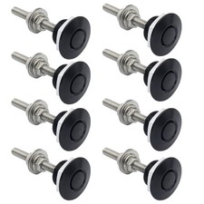 8 Pcs 1.25 inch Universal Stainless Steel Rod Vehicle Hood Pins-Quick Release Lo