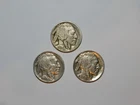 1921 P, 1936 P, and 1937 P Key Date Buffalo Nickels