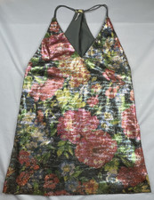 Free People Tangier Floral Sequin Mini Dress Small