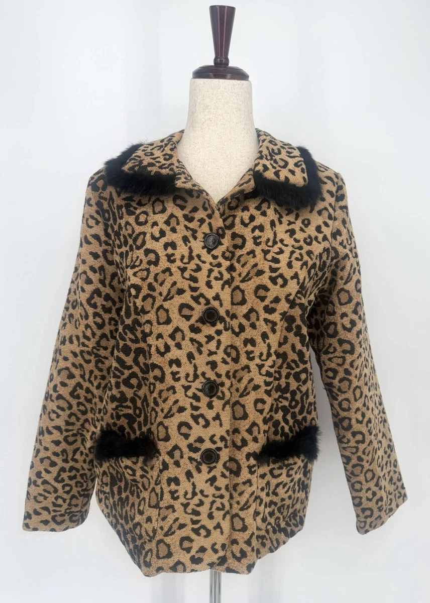 vintage leopard print coat products for sale | eBay