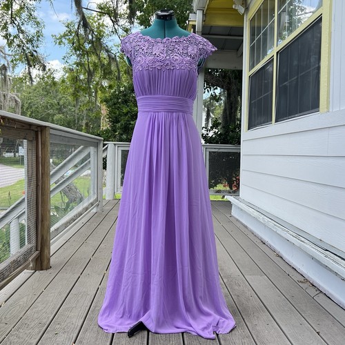 Ever Pretty: Purple Maxi Prom/Formal Gown. Women’s Size Large (8). - Picture 2 of 13