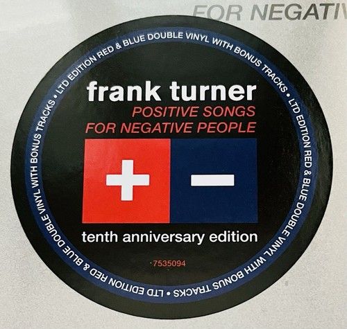 Frank Turner RSD 2LP Positive Songs For Negative People Disquaire Day 2025 - Foto 2 di 4