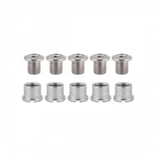 ORIGIN8 Double Bolts Double/Triple Steel M8x8mm Bolt / M8x7mm Nut Chrome