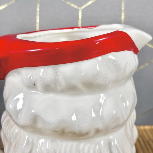 Vintage Weihnachten Brinn’s zwinkernder Weihnachtsmann Milchkrug Milchkännchen 5 1/2" JAPAN - Bild 14 von 21