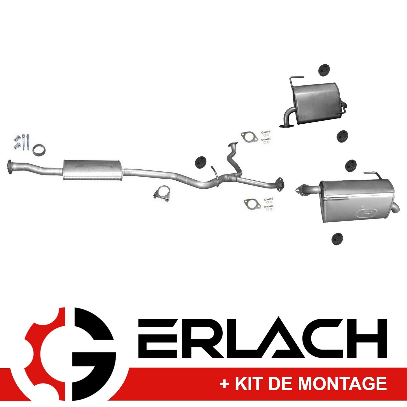 Echappement silencieux 6976 contre les bruits de roulement Subaru Outback 3.6