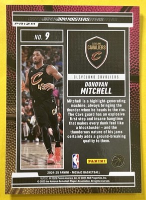 Donovan Mitchell 2024-25 Panini Mosaic NBA JAM MASTERS SILVER