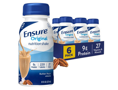 Ensure Original Meal Replacement Nutrition Shake Butter Pecan 8 Fl Oz 6 Count