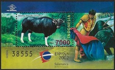 Indonesien - Messe ESPA&Ntilde;A 2002 Block 183 postfrisch 2002 Mi. 2219