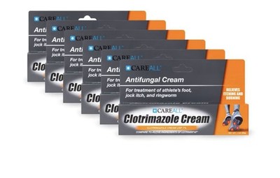 6-Pack Anti-fungal Cream Athlete s Foot 1 oz NEW Exp 5/27 Compare to Lotrimin AF