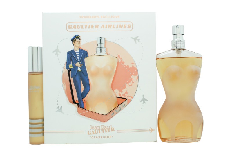 Jean Paul Gaultier Classique Eau de Toilette Women's Perfume Gift Set Spray (100ml) with 20ml EDT - Image 4