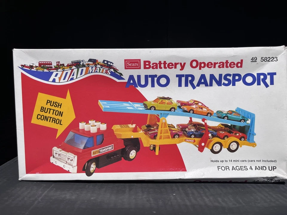 Sears Auto Transport Battery Operated Matchbox Car Carrier - Image 2 of 4
