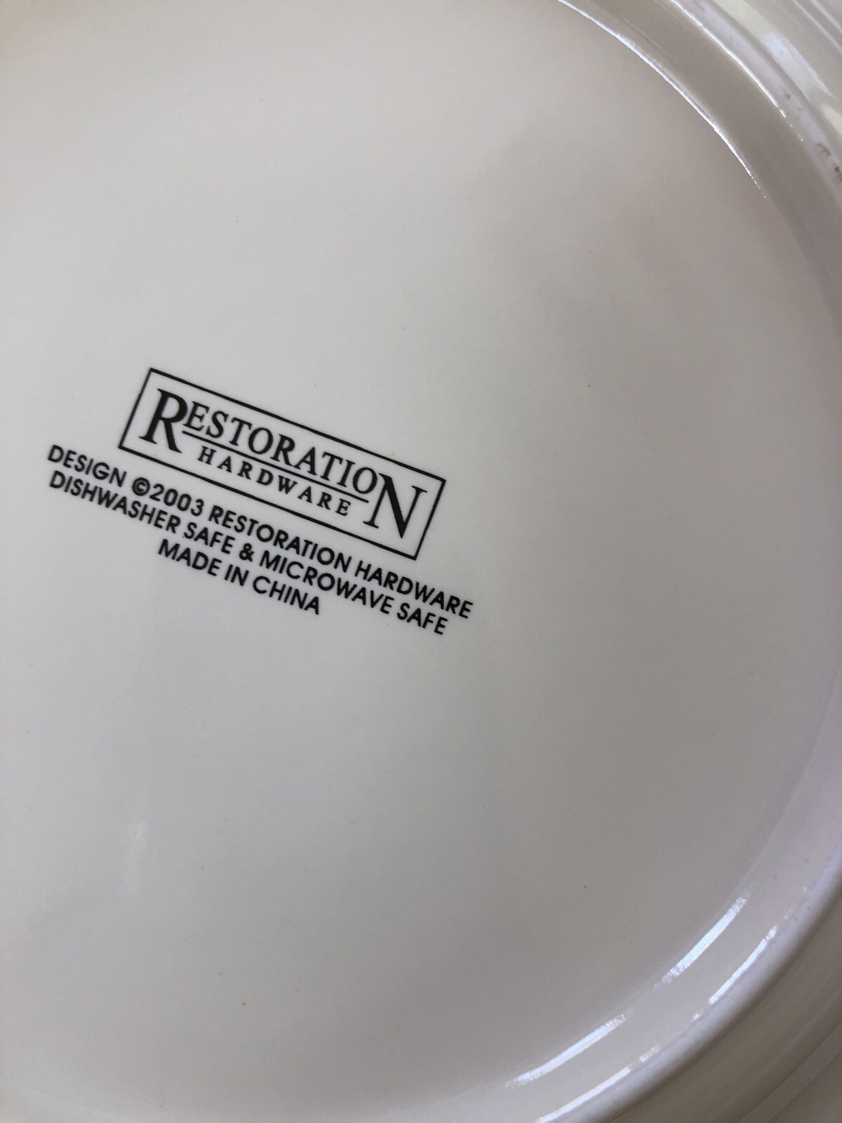 Restoration Hardware French Wine Label Plates 8” Salad/Dessert RH Set