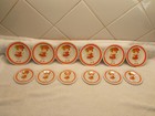 Vintage Strawberry Shortcake Doll Size Metal/Tin Plates - 12 pieces — photo 5