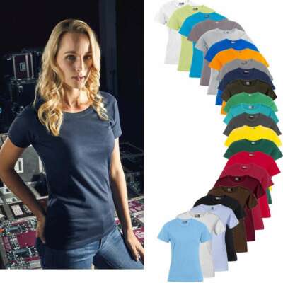 Promodoro Damen Premium T-Shirt  E3005 XS - 3XL Women bunt Unifarben Qualität
