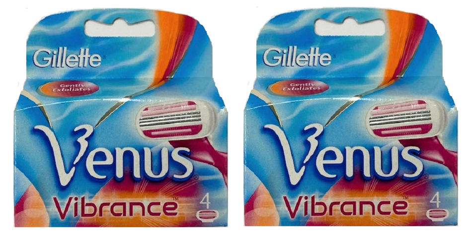 zijde micro gras Gillette Venus Vibrance Refill Razor Blades for Women, 8 Cartridges | eBay