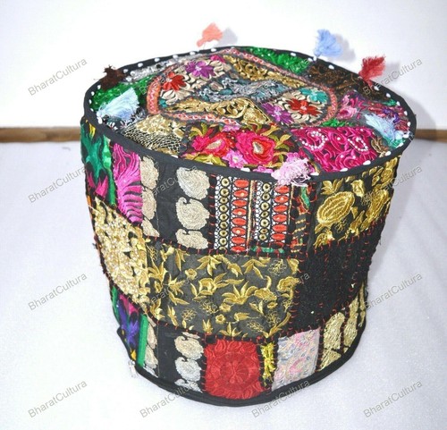 Tradicional Decorativo Surtido Parche Trabajo Puf Otomano Reposapiés Silla Funda - Imagen 29 de 36