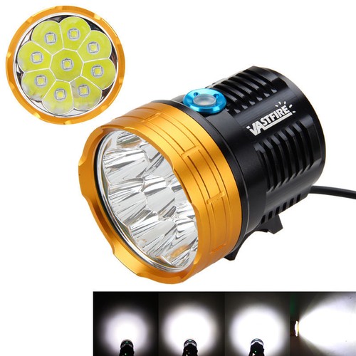 20000LM 9x XML T6 LED Front Head Front Bicycle Light Bike Lamp Torch 20000mAh - Picture 6 of 12