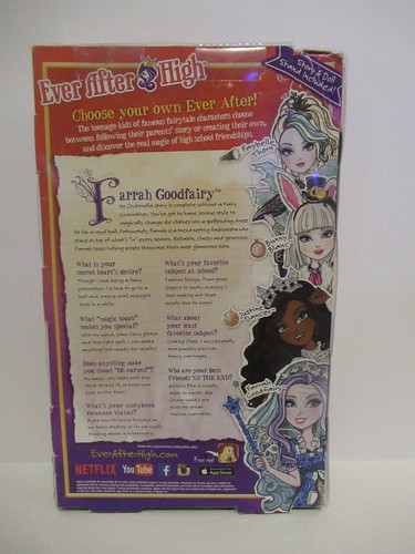 Muñeca Ever After High Farrah Goodfairy (NUEVA EN CAJA) 2015 (DHF93) (Retirada) - Imagen 3 de 13