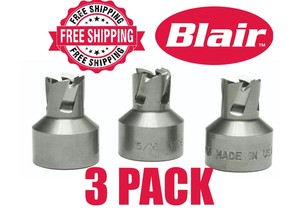 Blair 11208-3 Rotabroach Hole Cutter 8mm Diameter 3 Pack 1//4/" x 24 Thread