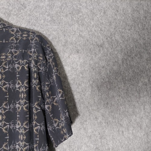 Baracuta Herren Hemd M Seide Hawaii Schildkröte Kurzarm Knopfleiste Kragen atmungsaktiv - Bild 15 von 16