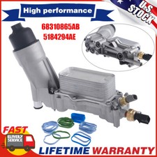 Aluminum Housing Oil Filter Assembly For 2011 2012 2013-2022 Jeep Dodge Chrysler