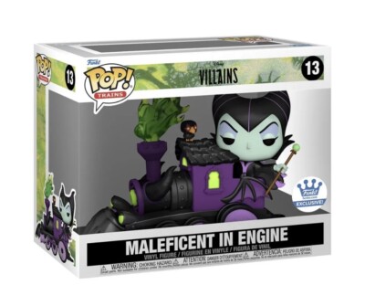 Funko POP Trains Disney Villains COMPLETE SET OF 5 EXCLUSIVE In
