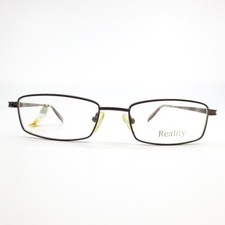 Reality R 3711 Brown Eyeglasses Frames Rectangular Full Rim 51-18-140