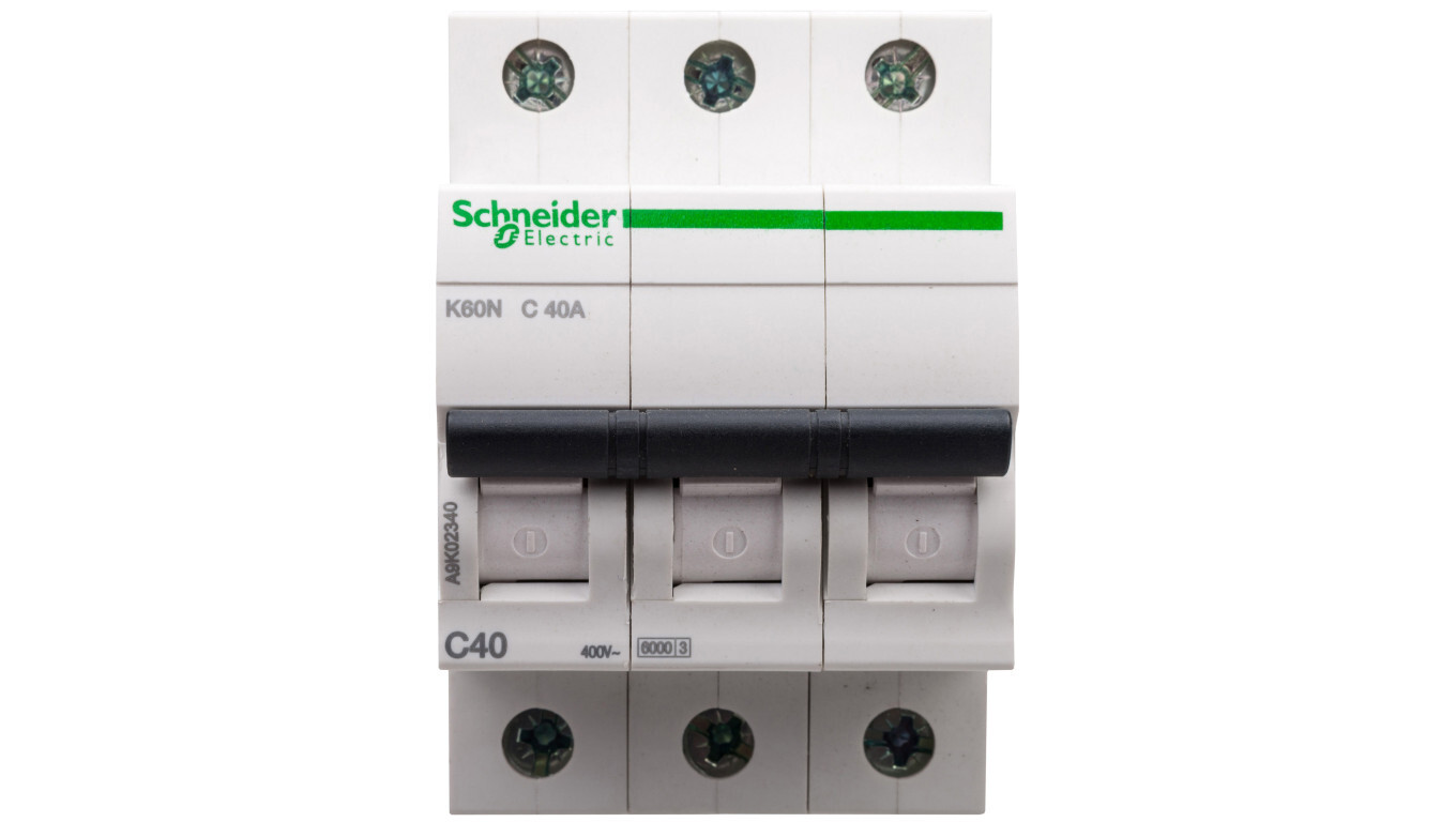 Circuit breaker 3P C 40A 6kA AC K60N A9K02340 /T2UK