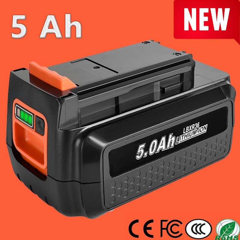40V Max 5Ah Lithium Battery Black Decker LBXR36 LBX2040