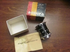 MINT Accura Extension Tube Set for Exakta + instructions, in Original Box!