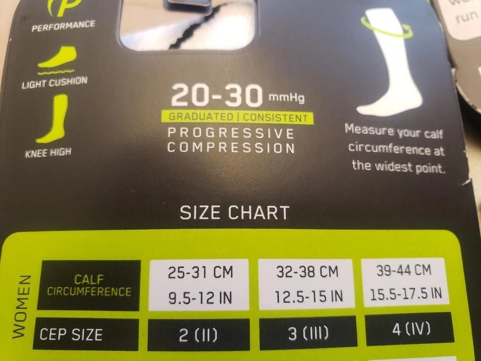 CEP - Calcetines completos de compresión progresiva para mujer Elige la talla II 2 AZUL Foto 2 de 2